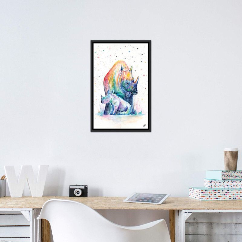 Abri sur toile, H 26 po x l 18 po x 1,5 po, Toile avec cadre noir patiné