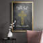 With God Gold - Toile encadrée de qualité supérieure prête à accrocher-693309954-693309955
