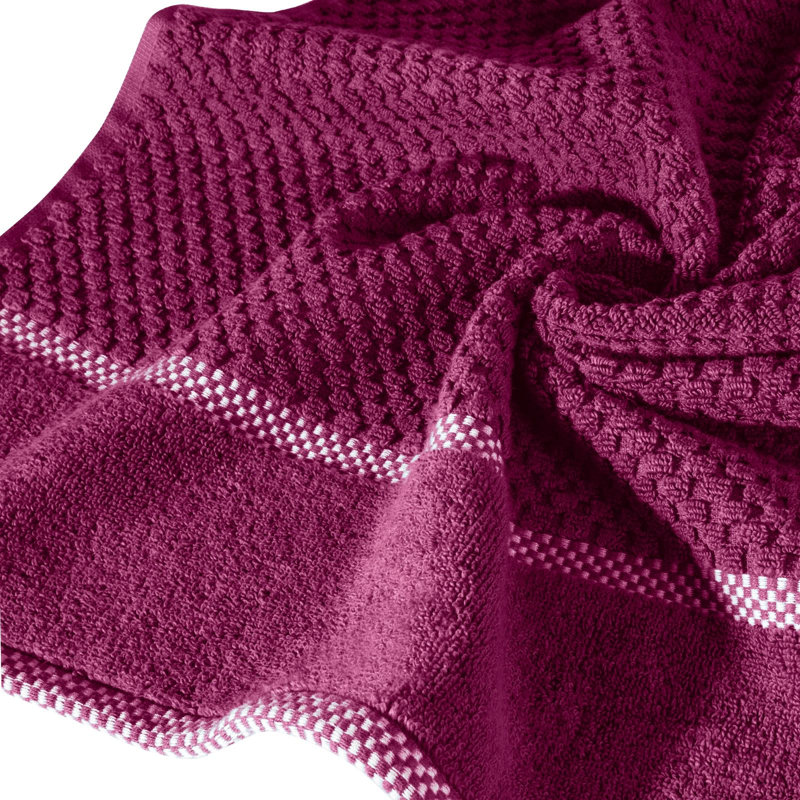 Hollynd Midweight Jacquard Hand Towel, Amaranth