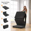 Matelas en mousse viscoélastique imprégnée de gel de 6 po pour lit simple, pliable en trois avec housse lavable, noir-1407475203-1409039132