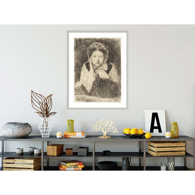 Marguerite De Gas the Artist's Sister (Marguerite De Gas soeur de l'artiste) by Edgar Degas -Framed Giclee Print