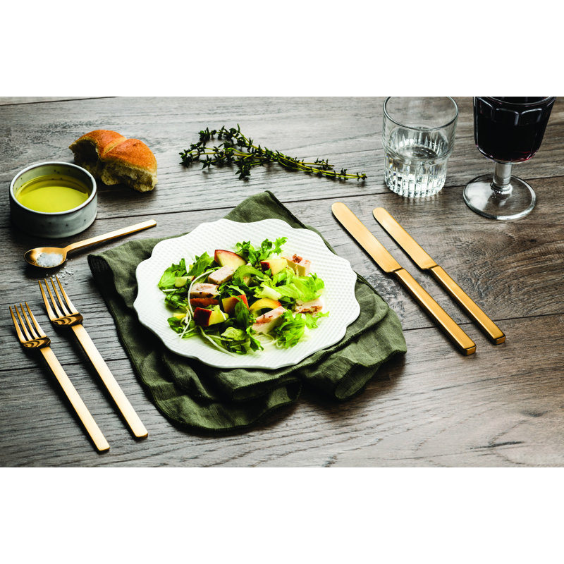 STILE By PININARINA 20 - Piece Stainless Steel Flatware Set - Service for 4, Ice Silver