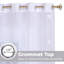 Panneaux de rideaux damas transparents légers avec œillets Patric-963196267-963196271