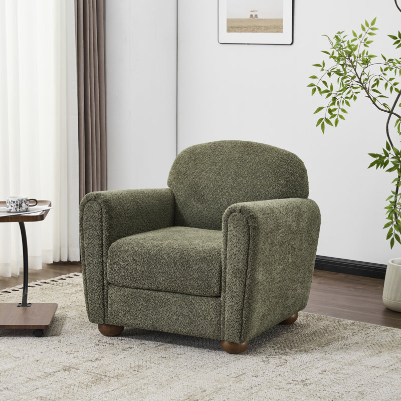 Fauteuil d'appoint Soren, Vert olive