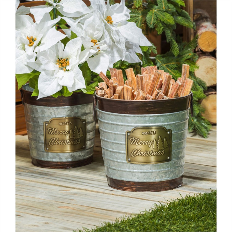 Metal Pot Planter