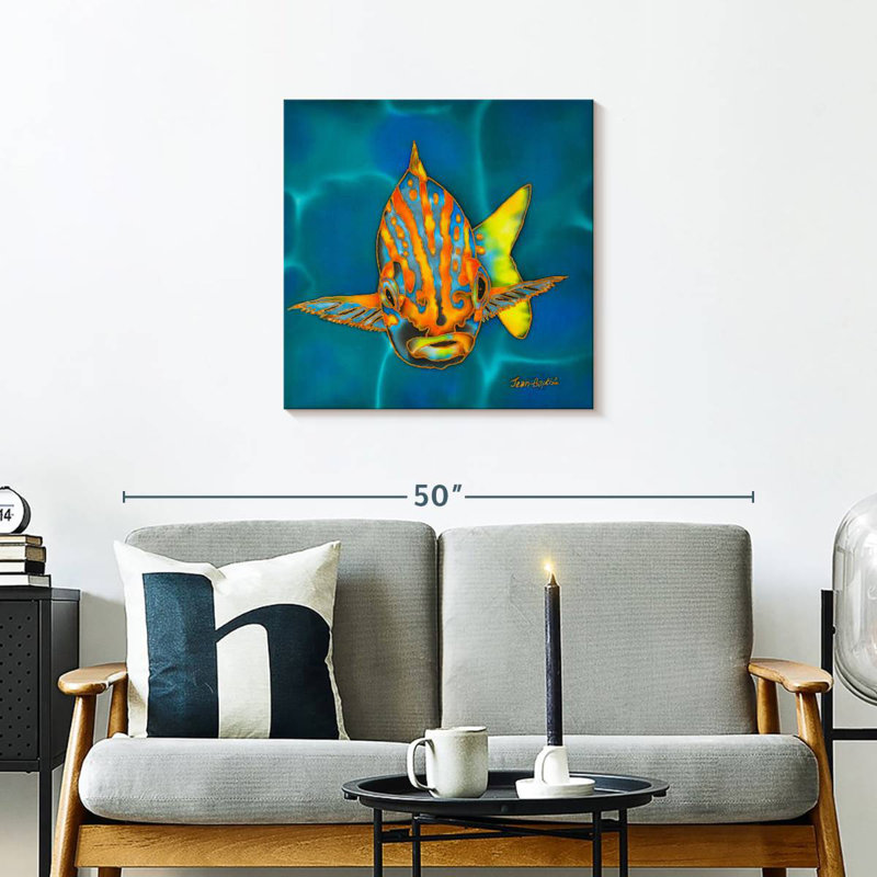 Petit poisson-ronce Brampt, H 24 po x l 24 po