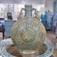 Porcelain Moon Vase with Relief Motifs
