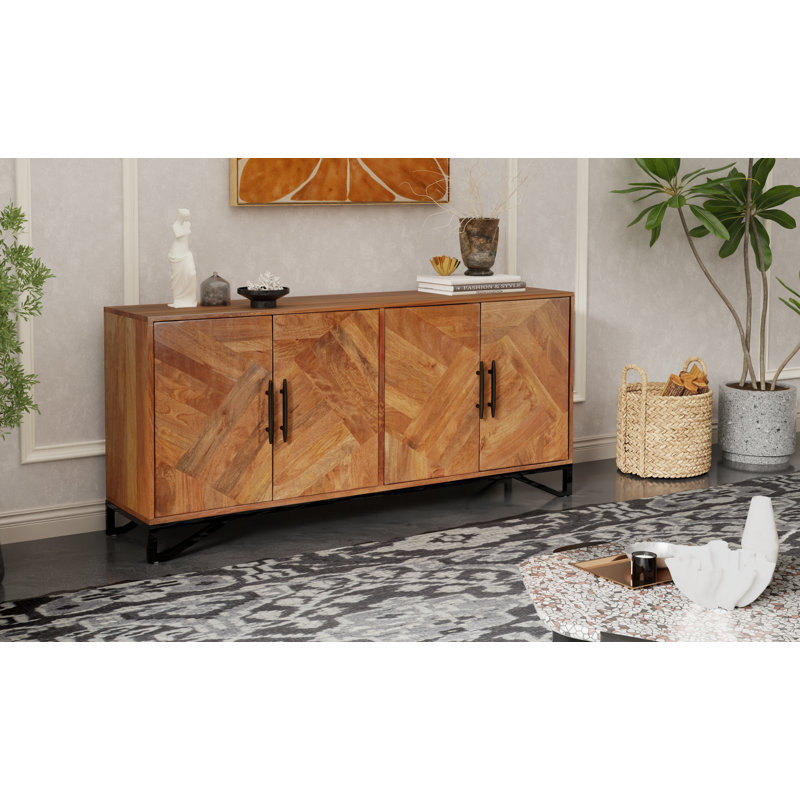 Abdinour 82'' Solid Wood Sideboard