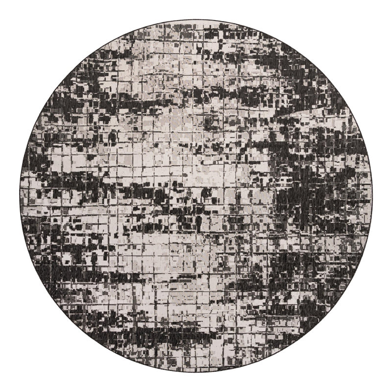 Geometric Indoor / Outdoor Rug, Square 12'