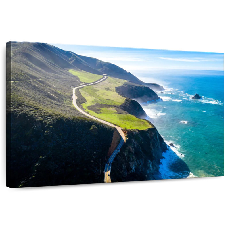 Gillard Pacific Coast Highway Cliff, 26" H x 39" W