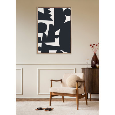 «Quiet Jungle I» par Kelly Knaga, reproduction d'art sur toile encadrée
