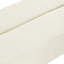 Lit simple escamotable avec repose-pieds et matelas, lit d'invité convertible, blanc