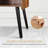 Mid-Century Modern Record Player Stand With Vinyl Storage, Turntable Display Table For Living Room, Bedroom, Or Office, Holds Up To 100 Albums, Rustic Wood Design