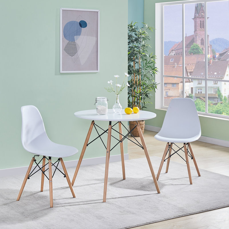 Ensemble repas pour 2 personnes Catherine-Rose, Blanc
