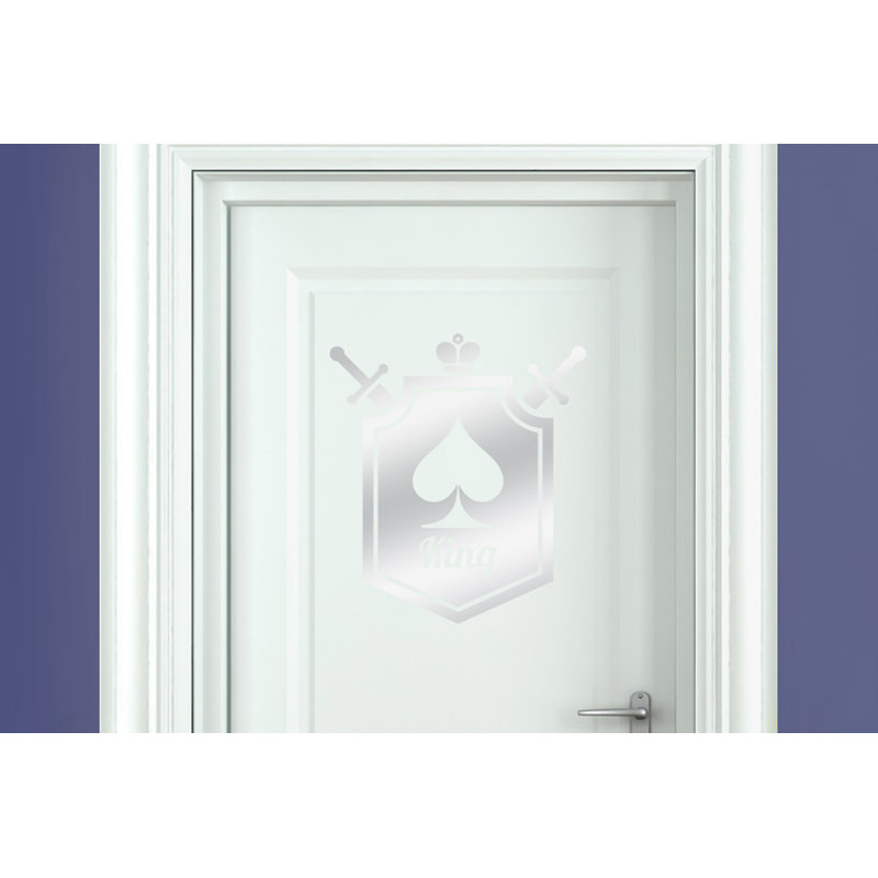 Wall Decal, Shiny Silver