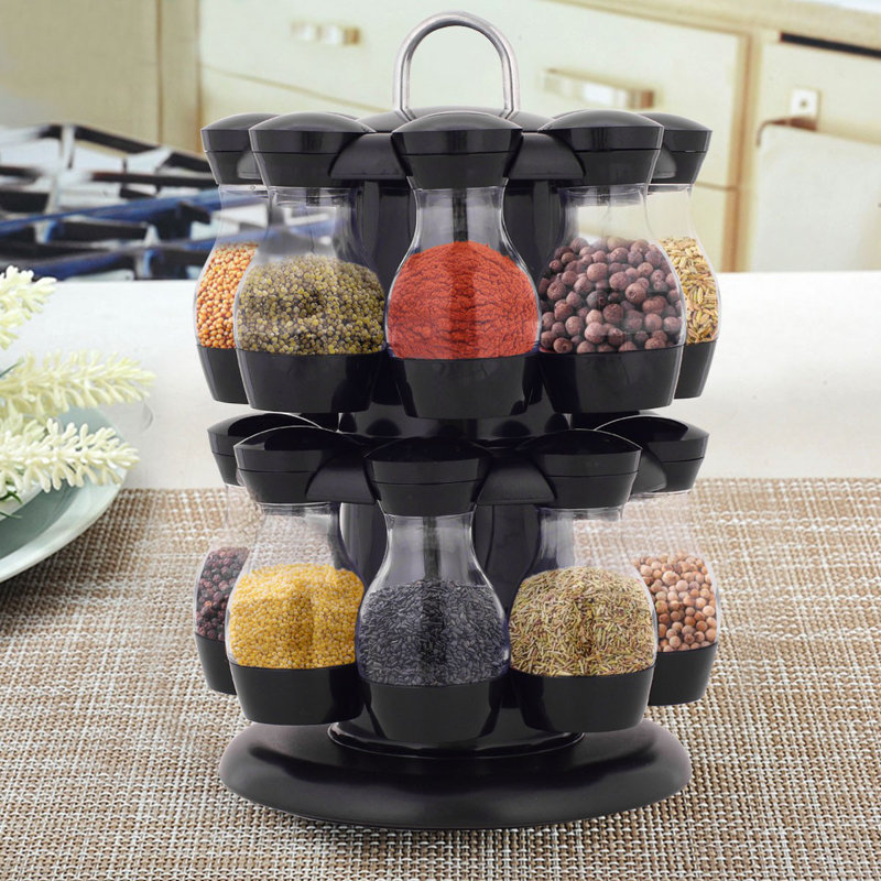 Spice Jar & Rack Set