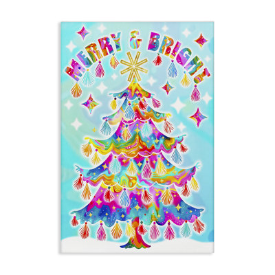 Art mural éclectique «Merry & Bright» par Jess Stempel