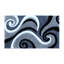 Tapis à motif abstrait tourbillon Skaghe-1902327112