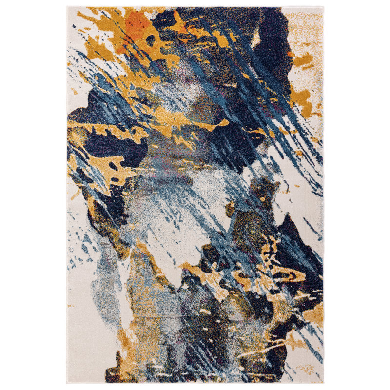 Debrisha Abstract Area Rug, Abstract 1, Rectangle 120 x 170 cm