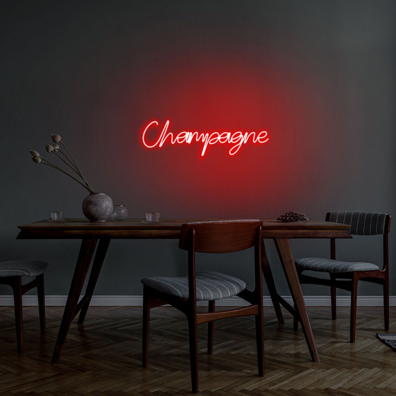 Bande lumineuse néon flexible IP67 imperméable, rouge, 23,6 po x 7,1 po x 0,8 po | Gabarit en mousse de PVC, 12V DC, 8W-10W / mètre, système de suspension mural intégré | Parfait pour la décoration intérieure et l'éclairage de fête