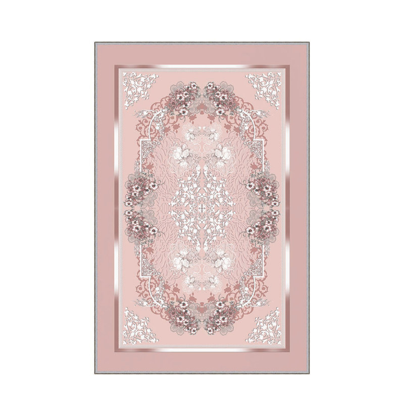 Luxueux tapis tissé imprimé en 3D, 55,1 po x 86,6 po | 100% polyester, antibactérien, lavable à la machine | Pois en feutre antidérapant en PVC, d'une hauteur de poils de 0,3 po | Parfait pour le salon, la chambre à coucher et la décoration intérieure