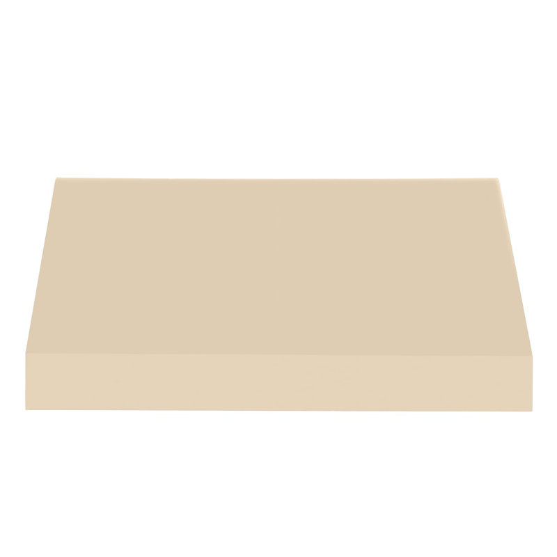 Auvent fixe en tissu acrylique New Yorker Awntech, H 24 po x l 76,5 po x P 48 po, Brun clair