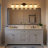 6-Light Ribbed Frosted Glass Shades Vanity Wall Light-1672421868-1664065605
