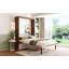 Lit escamotable double avec bureau pliable - Lit escamotable mural - Noyer et blanc-1035387865