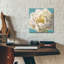  «Turquoise Bloom 2» par Danhui Nai, art mural en verre acrylique, 24 po x 24 po-1911920711