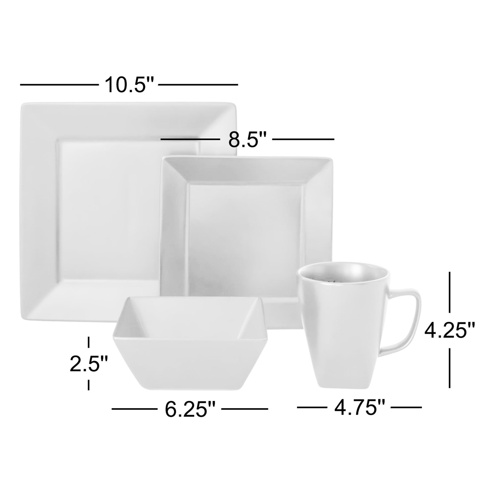 Gerson Porcelain China Dinnerware Set