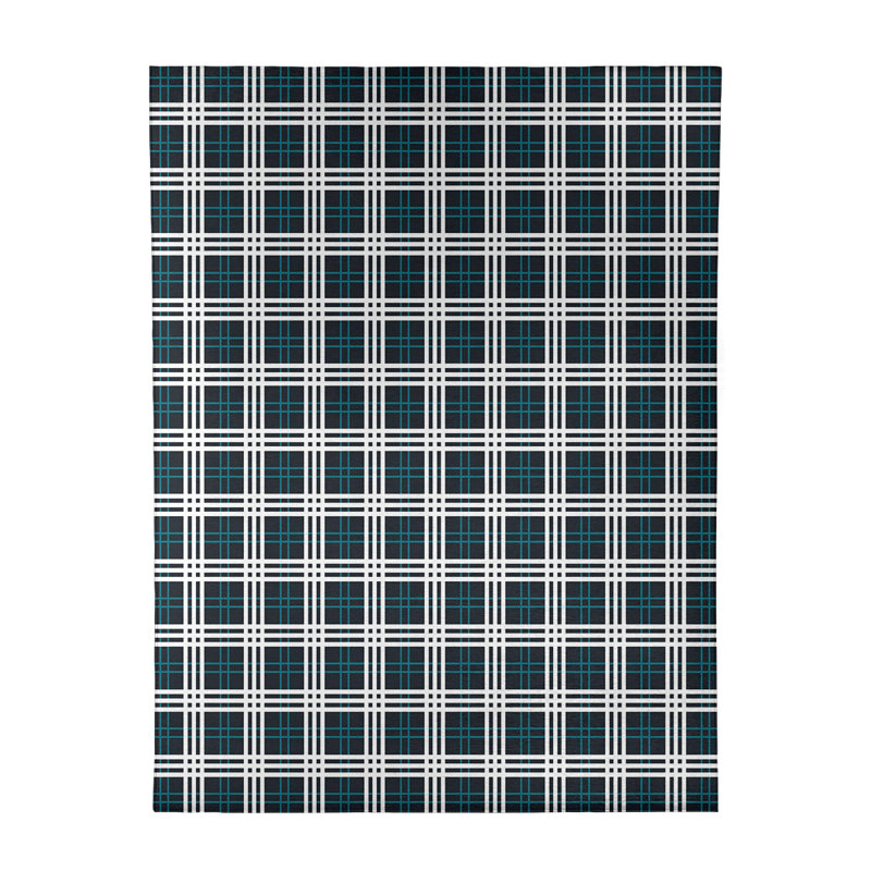 Plaid Indoor Rug, Rectangle 8' x 10'