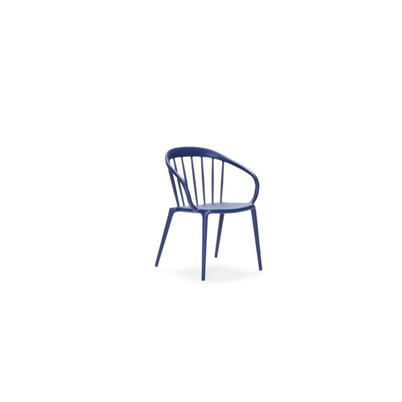 Windsor Premium All-Weather Wicker Outdoor Stacking Dining Armchair, Textured Black