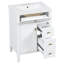 Meuble-lavabo moderne 24 po avec lavabo, armoire de rangement à fermeture en douceur et tiroirs 24 po-957110682