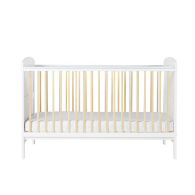 Coleby Scandi Cot Bed - Scandi White