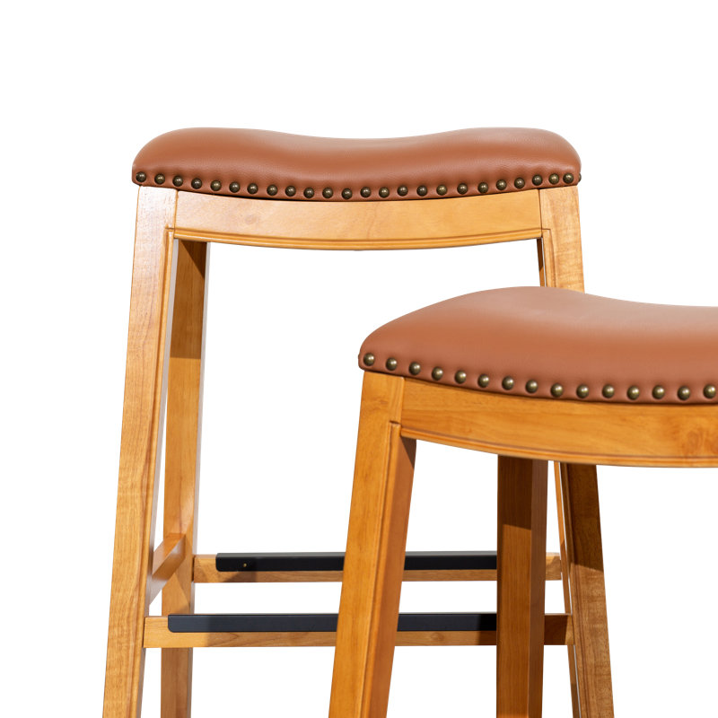 Tabouret Elowen, Naturel, Tabouret de bar (siège d'une hauteur de 30 po)