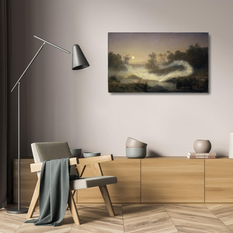 «Dancing Fairies» par August Malmström - Art mural sur toile tendue avec châssis, H 24 po x l 17 po