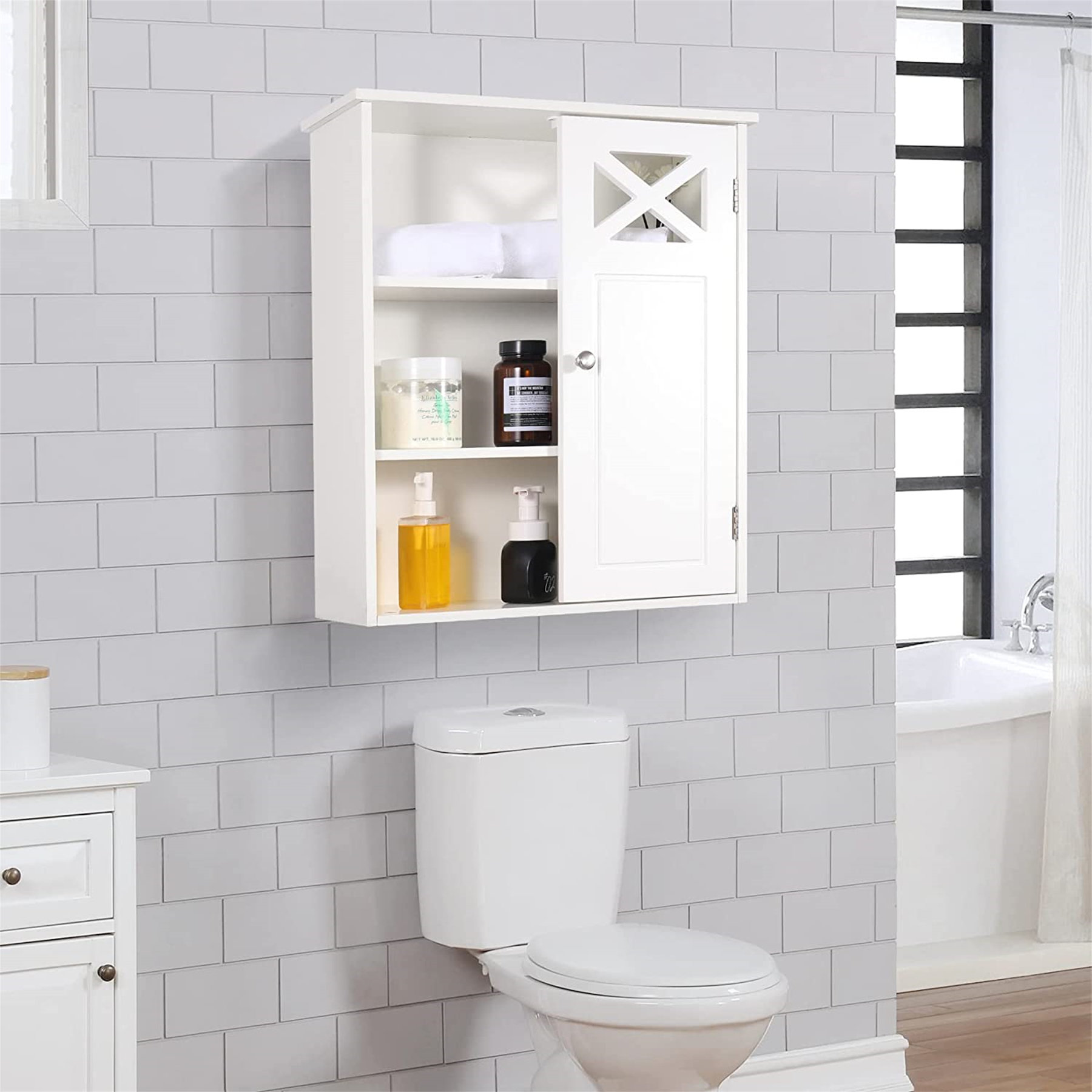 Winston Porter Johnsten Wall Bathroom Cabinet | Wayfair