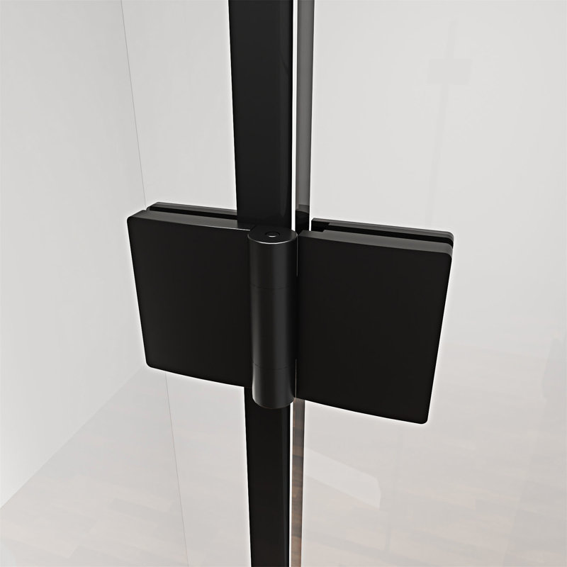 Semi-Frameless Folding Pivot Hinged Shower Door