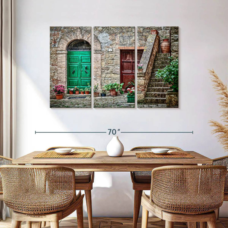 Lilie pittoresque village de Monticchiello en Toscane, Italie, H 36 po x l 57 po