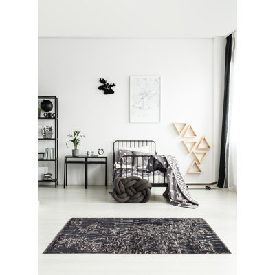 Tapis gris Tangier 3 pi 1 po x 5 pi 1 po