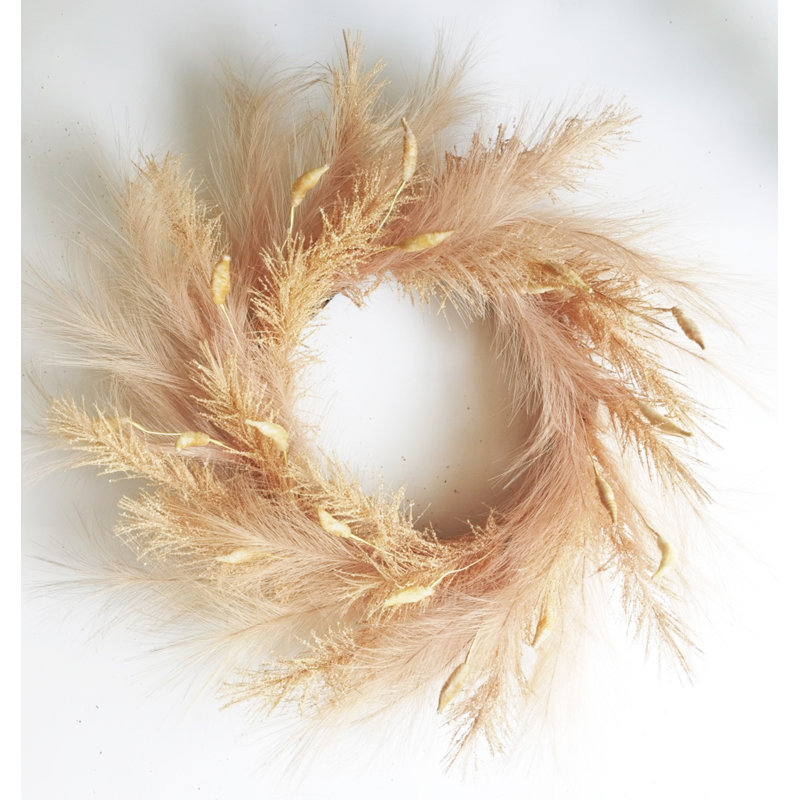 Couronne de pampas artificielle