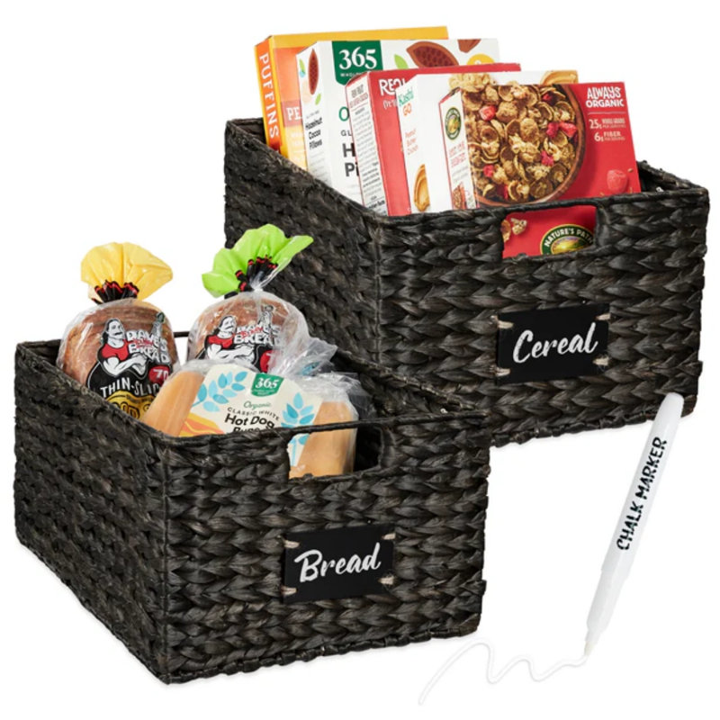 Pantry Baskets, Black