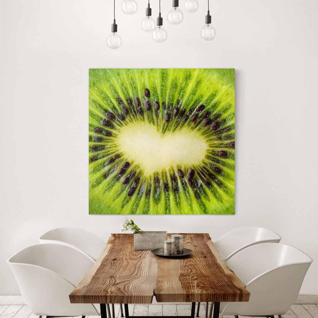 Leinwandbild Kiwi Heart