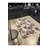 Beige Themed Tropical Design Palm Tree Patterned Modern Decorative Carpet-1647932162