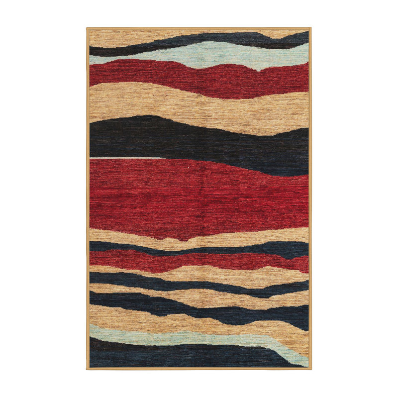 Tapis abstrait 4221, Rectangle 7 pi x 9 pi
