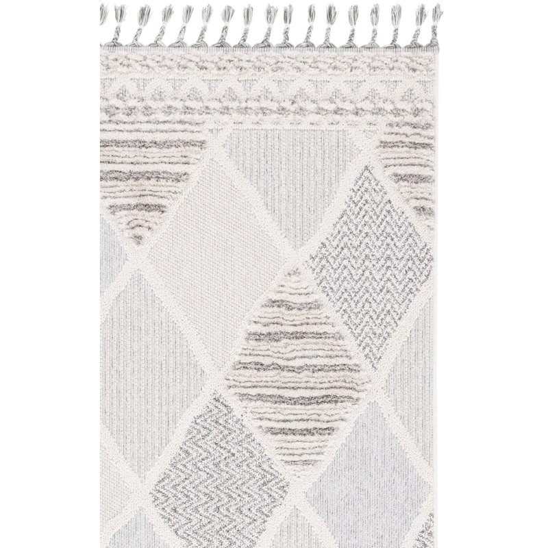 Tapis géométrique Chloe Performance, Rectangle 8 pi x 10 pi
