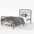 Palmquist Metal Slat Bed-1503538975