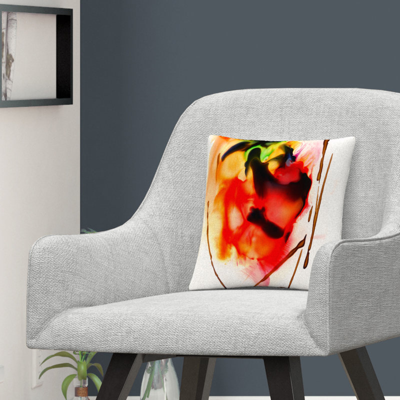 Abstract Throw Pillow