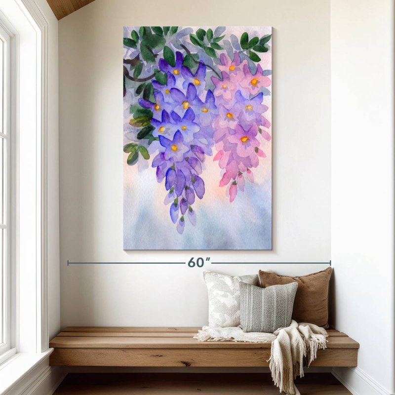 Harnek Wisteria Flower, H 51 po x l 34 po