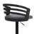 Hancock Swivel Adjustable Height Barstool with Pedestal Base in Faux Leather, Wood and Metal-14935369-63322040-89157371